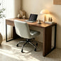 Modern Minimalist Wooden Desk With Office Chair Set